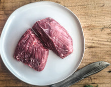 Load image into Gallery viewer, Dry-Aged 8oz Beef Bavette Steaks (1#)