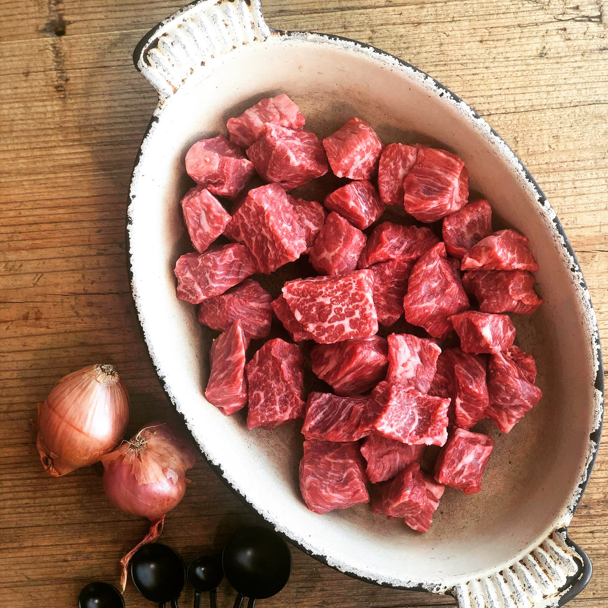 DryAged Beef Boneless Steak Bites (1 lb) Peterson Craft Meats