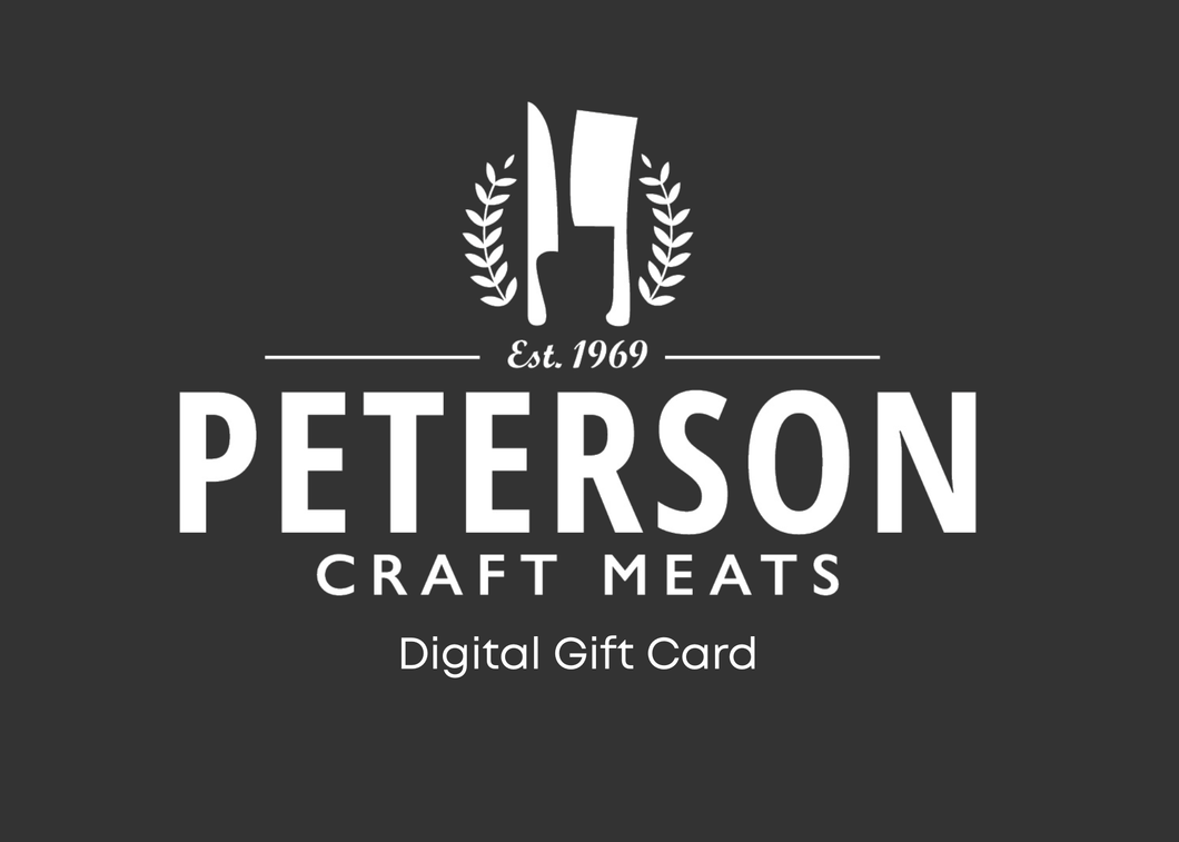 Gift Card (Digital) for Peterson Craft Meats