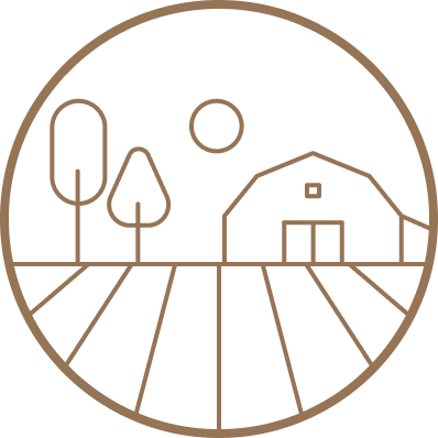 minimalist farm graphic